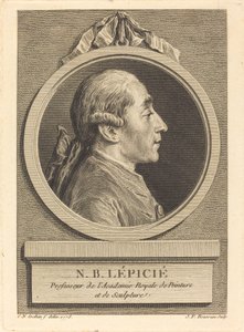 N.B. Lepicie door Jean Francois Rousseau after Charles Nicolas Cochin II