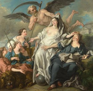 Tijd onthult de waarheid door Jean François de Troy