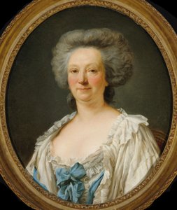 Portret van Madame Geoffrin 1699-1777, 1787