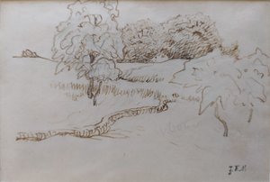 [Bomen en boomgaarden rond Vichy]. door Jean Francois Millet