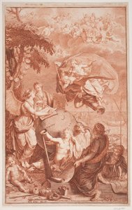 Allegorie op de scheepvaart door Jean Frederic Herman