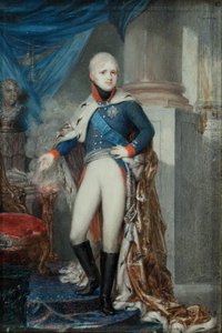 Portret van keizer Alexander I 1777-1825, begin 1800