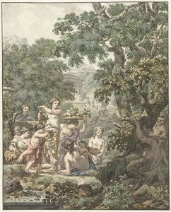 Arcadisch landschap door Jean Grandjean