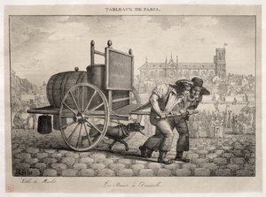 Scènes van Parijs: Baden thuis