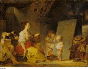 Fragonard - Zeg alstublieft, ca. 1780 door Jean Honore Fragonard