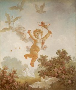 Fragonard - De voortgang van de liefde Liefde de Nar, 1790-91 door Jean Honore Fragonard