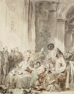 De wedstrijd door Jean Honore Fragonard