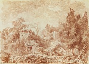 Oud theater, Villa van Hadrianus, nabij Tivoli