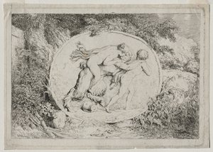 Bacchanalen: Nimf op een sater, 1763