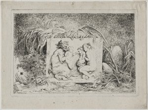 Bacchanalen: De Familie van de Satyr door Jean Honore Fragonard