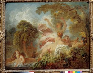Baadsters door Jean Honore Fragonard