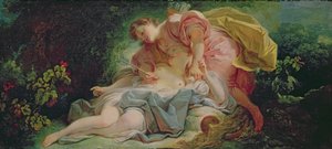 Cephalus en Procris door Jean Honore Fragonard