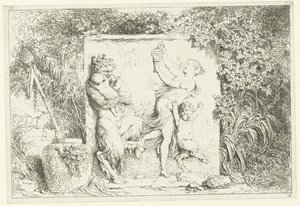 Dans van saters door Jean Honore Fragonard