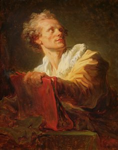 Portret van een jonge kunstenaar, vermoedelijk Jacques-Andre Naigeon (1738-1810)