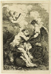 Heilige Jeroen door Jean Honore Fragonard