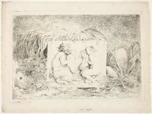 Satyrs dansen, van Bacchanales, of Satyrs