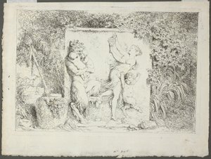 Satyrs Familie, van Bacchanales, of Satyrs