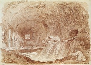 Stallen van Maecenas in Tivoli door Jean Honore Fragonard