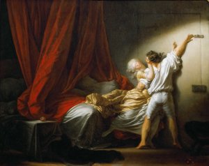 De grendel Le Verrou door Jean Honore Fragonard