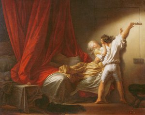 De grendel, c.1778 door Jean Honore Fragonard