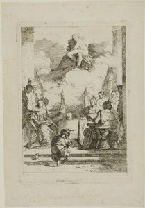 Het Feest van Anthony en Cleopatra door Jean Honore Fragonard