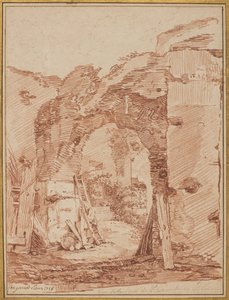 Het Hof van de Kluizenaar in het Colosseum, 1758