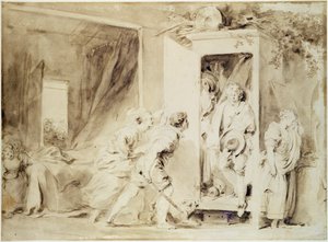 De verraste minnaar, 1755
