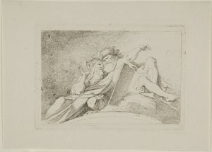 Twee profeten door Jean Honore Fragonard