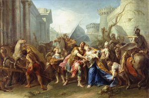 Hector neemt afscheid van Andromache, 1727