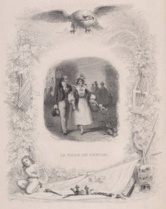 Dochter van het Volk uit De Liederen van Béranger, 1829 door Jean Ignace Isidore Gérard