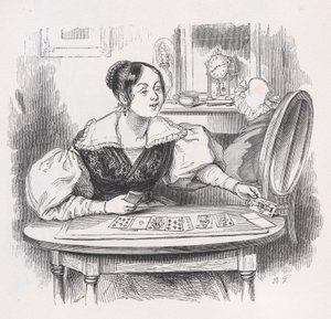 De kaarten uit de volledige werken van Béranger, 1836 door Jean Ignace Isidore Gérard
