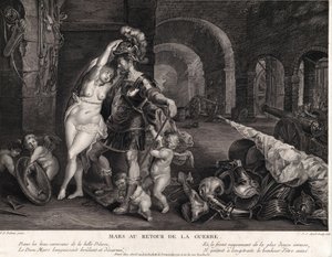 Mars terug van de oorlog door Jean Jacques Avril