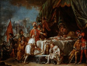 Begrafenisrituelen voor Bertrand Duguesclin, Constable van Frankrijk, late 19e vroege 20e eeuw