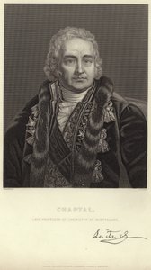 Portret van Jean-Antoine Chaptal door Jean Jacques Francois Monanteuil