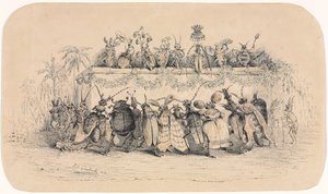 Een insectenbal door Jean Jacques Grandville