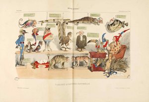 Règne animal, uit La Caricature, 1833