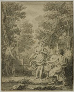Diana en Actaeon