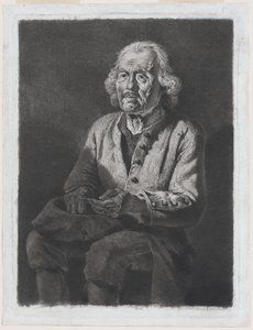 Oude Gérard, boer uit Chasselay door Jean Jacques de Boissieu