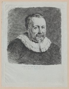 Portret, naar Van Dyck door Jean Jacques de Boissieu