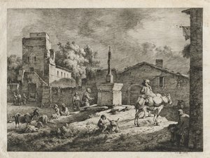 Uitzicht op Saint-Andeol, 1774