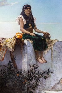 Avond op de terrassen (Marokko) door Jean Joseph Benjamin Constant