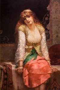 Oosterse Schoonheid, voor of rond 1880 (Olieverf op doek) door Jean Joseph Benjamin Constant