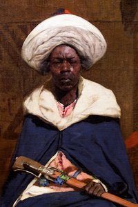 De Marokkaanse kalief Tahamy door Jean Joseph Benjamin Constant