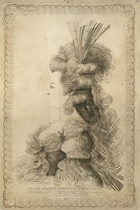 Portret van Marie Antoinette, 1787 door Jean Joseph Bernard