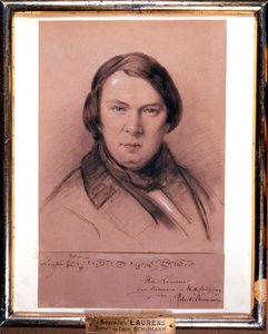 Robert Schumann, Duitse componist, midden 19e eeuw door Jean Joseph Bonaventure Laurens