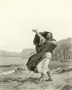 Demosthenes oefent oratorium