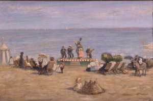 Zomer op het strand door Jean Laurent