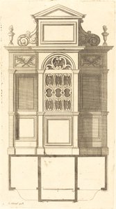 Plan en elevatie van de mooiste biechtstoelen van Parijs, zeer getrouw gemeten