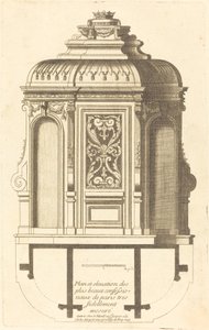 Plan en Elevatie van de Mooiste Biechtstoelen van Parijs, zeer getrouw gemeten door Jean Le Blond