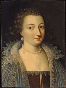 Portret van een dame, waarschijnlijk Marie de Rohan-Montbazon, hertogin van Luynes en Chevreuse